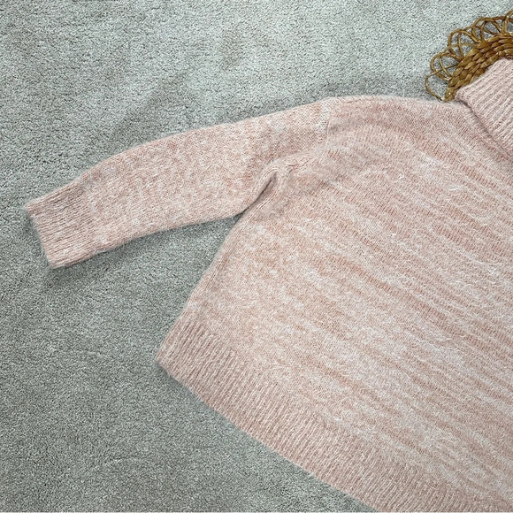Show Me Your Mumu Fatima Turtleneck Sweater Fuzzy Pink Knit Wool Blend Size S - Picture 11 of 16